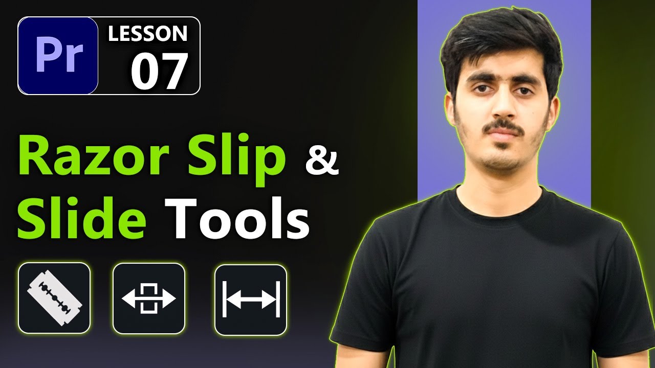 Razor Slip & Slide Tools in Adobe Premiere Pro | Lesson 7 - YouTube