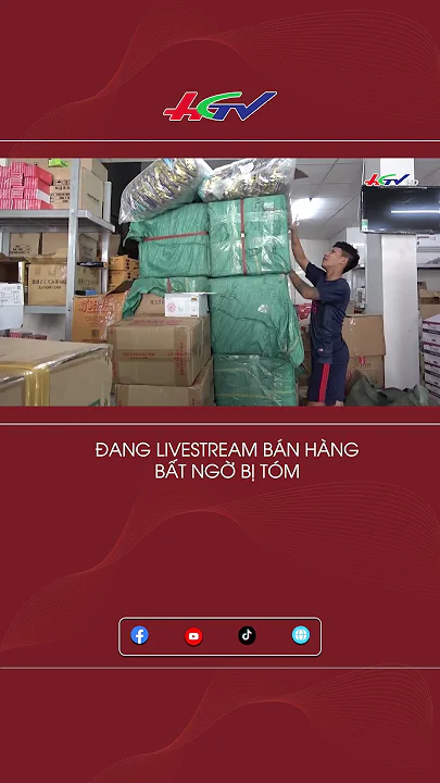 Đang Live stream bán hàng bất ngờ bị tóm | Truyền hình Hậu Giang