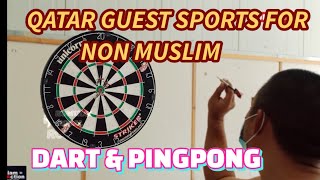 Al Mana Hall/ Dart & Ping Pong Competation For Non Muslim /Sponsored By Qgc