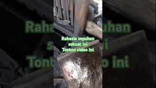 cara sepuh cangkul agar siap tempur ke batu #pandaibesi #kerajinanbesi #pandebesi #sepuh