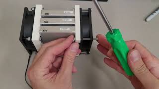How to install the drives and fans on my custom 3D printed 2.5" SSD drive cage