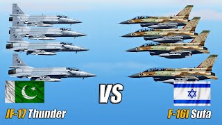 4 Israeli F-16I Sufa vs 4 Pakistan JF-17 Thunder - DCS WORLD screenshot 2