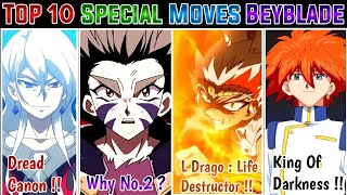 Top 10 Special Moves In Beyblade All Series Beyblade Og Metal Beyblade Burst 