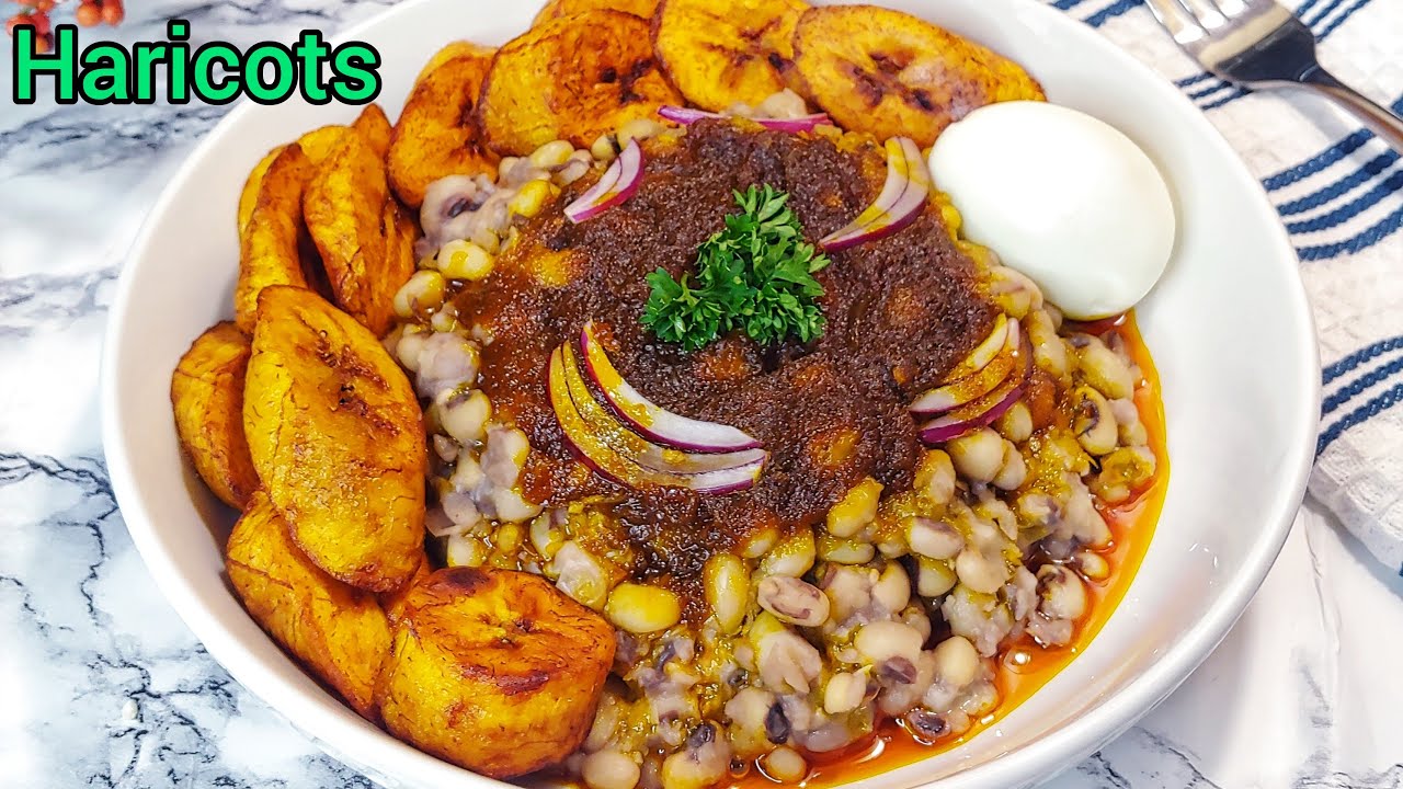 Recette des Haricots Blancs || Friture à l'huile de palme || Veyi || Abôbô