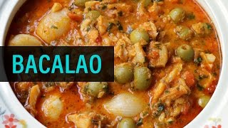 Receta Bacalao A La Vizcaina - YouTube