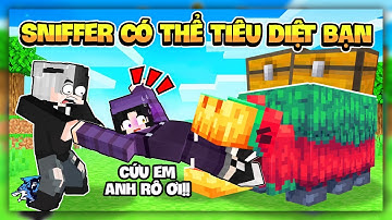 Minecraft Nhưng Sniffer Có Thể Tiêu Diệt Bạn !!! Siro Và Noob Ruby Chế Tạo Giáp Cổ Đại Màu Hồng Siêu