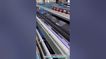 High Performance Thermal Transfer Ribbon Slitting Rewinding Machine #machine#factory #slitter