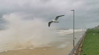 Storm Pierrick - Hits North Wales Coast - We Had To Go Quick! To Escape The Floods