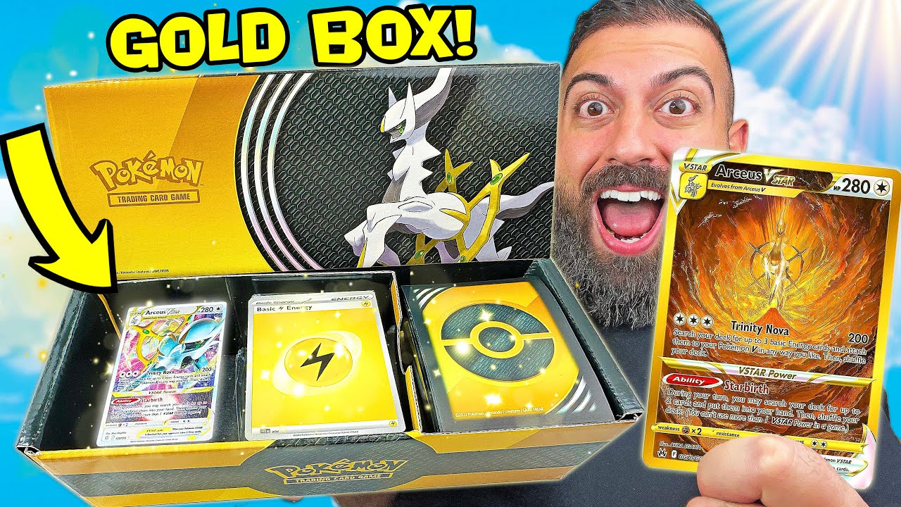 Opening My $8,000 Box For The Rarest Arceus Pokemon Cards! 