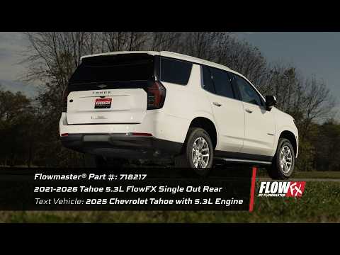 Flow FX 2021-2026 Chevy Tahoe | Yukon | Suburban Yukon XL 5.3L Cat-back Single Side Exit (718217)
