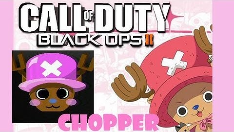 COD Black Ops Emblem Tutorial - Chopper (One Piece)
