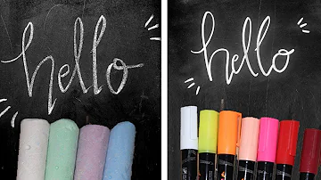 What is the difference between sidewalk chalk and chalkboard chalk?