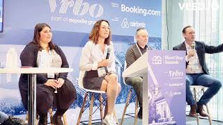 Panel Sustonica & Expedia at Short Stay Summit in London, April 2023