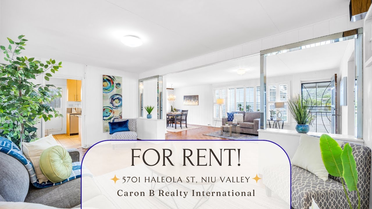 FOR RENT: Fabulous Single-Level Home in Niu Valley in Honolulu, HI