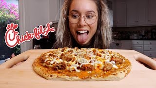 COOKING WITH KRISTEN! | Chick-Fil-A Pizza