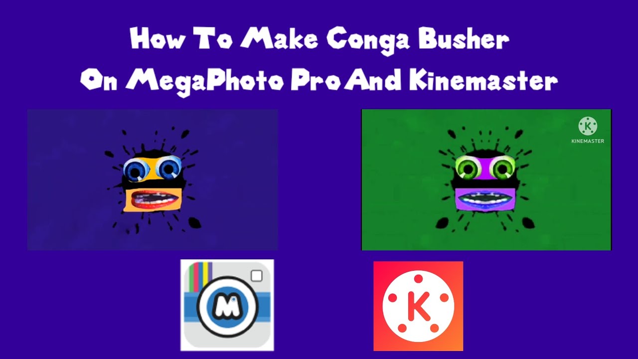 How To Make Conga Busher On MegaPhoto Pro And Kinemaster (3RD MOST POPULAR VIDEO)