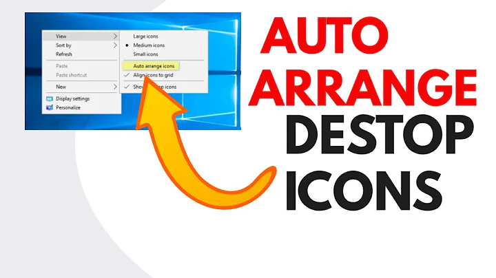 How to Auto Arrange Desktop Icon in Windows