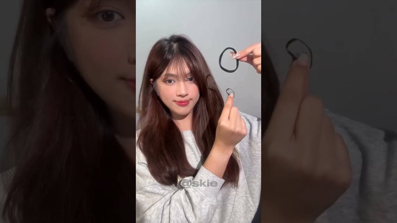 Korean High Ponytail Hack Skie Aesthetic Foryou Tips Hacks Fyp Beautyhack Glowup Shorts