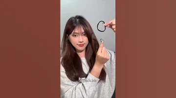 Korean High Ponytail Hack Skie Aesthetic Foryou Tips Hacks Fyp Beautyhack Glowup Shorts 