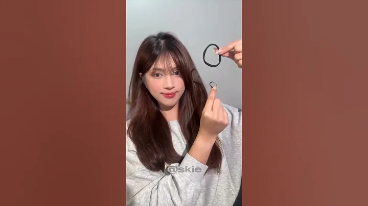 Korean high ponytail hack🎀🌷|| #skie #aesthetic #foryou #tips #hacks #fyp #beautyhack #glowup #shorts