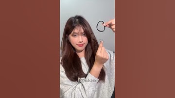 Korean high ponytail hack🎀🌷|| #skie #aesthetic #foryou #tips #hacks #fyp #beautyhack #glowup #shorts