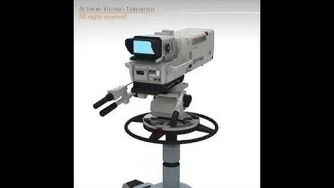 3D Model Sony HDC 1000 TV Studio Camera Review