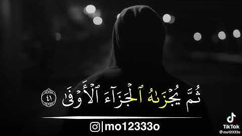 ‫﴿وَأنْ لَيْسَ للإِنْسَانِ إلَّا مَاسَعَى﴾‬ تلاوة من سورة النجم للقارئ علي آل عسكر .