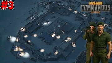 Commandos Origins: Mission 3 Operation Nightfall Full | Gameplay Walkthrough - Silent Assault 2025