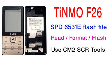 TiNMO F26 SPD 6531E flash file / Read / Format / Flash 100%