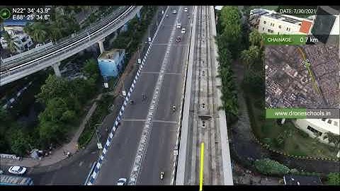 Drone Metro Line Video inspection with Chainage Geo tagged ll Learn with Us.