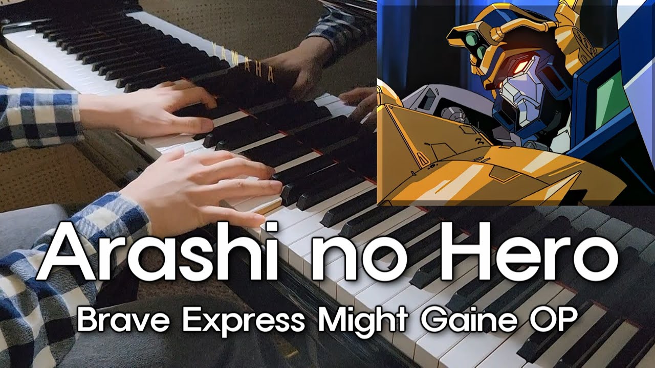Arashi no Hero - Brave Express Might Gaine OP / Piano - YouTube
