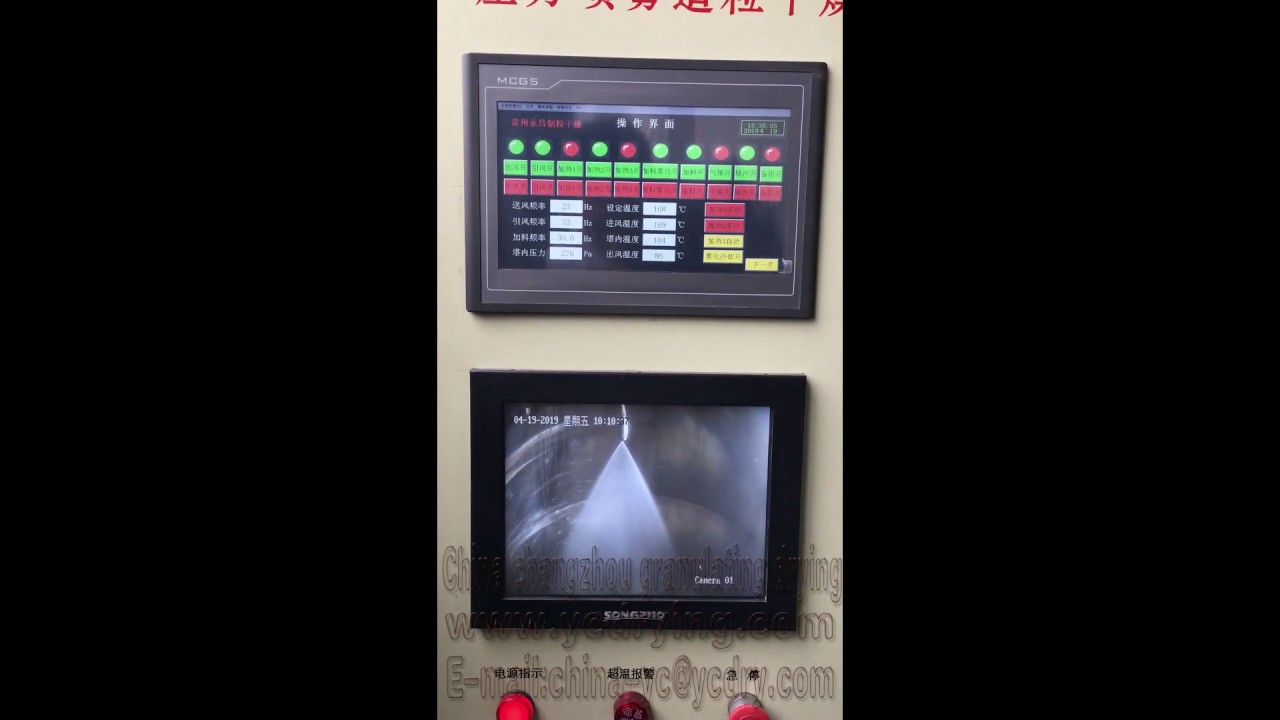 Cerium Oxide  Spray Dryer，YPG Pressure Atomizing Granulating Dryer