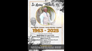 FUNERAL SERVICE OF MR HASANI THOMAS ''TIGER-XINYORI'' CHAUKE