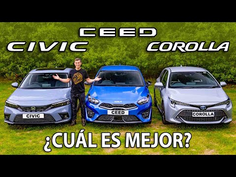 Nuevo Honda Civic vs Toyota Corolla vs Kia Ceed