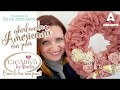 Come costruire una ghirlanda Americana con juta con Creattiva by Marta - Tutorial Home Decor