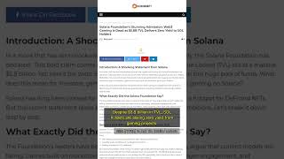 🧐👉 Why Solana Declared Web3 Gaming Dead: What It Means for SOL Holders #QixNewsCrypto