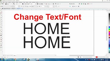 Corel Draw Tips & Tricks Match a Font and change one letter