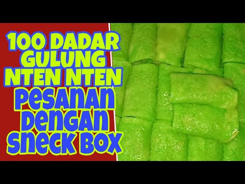 Panduan Memasak 100 DADAR GULUNG NTEN - NTEN // BIKIN SECARA DETAIL Yang Maknyus