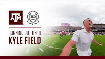 Running Out Onto Kyle Field