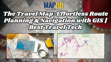 The Travel Map: Effortless Route Planning & Navigation with GIS | Best Travel Tech #travel #planning