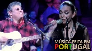 Video thumbnail of "Tim & Teresa Salgueiro (Xutos & Pontapés) - homem do leme - duetos (letra)"