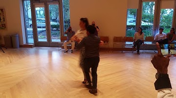 Salsa On2 Intermediate Turn Pattern Combo Partnerwork by Sergio and Sheena #84