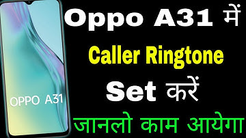 Oppo A31 me ringtone kaise set kare ।। how to solve ringtone problem in Oppo A31।। caller tune set