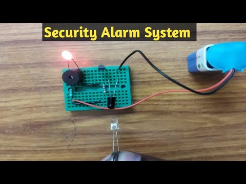 How to make Security Alarm System ? Using IR Sensor - YouTube