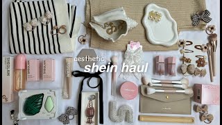 aesthetic shein haul🌷 | sheglam makeup, accessories, decor and more
