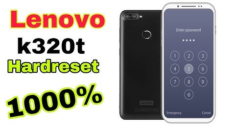 Lenovo k320t Hardreset Format Code pattern unlock password unlock Easy without any software