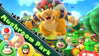 Mario Party 10 Bowser Party Mushroom Park (Team Mario : Toad, Rosalina, Spike, Luigi) #4