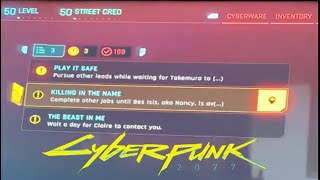 Solución a &quot;no hay nuevas misiones en cyberpunk 2077&quot;