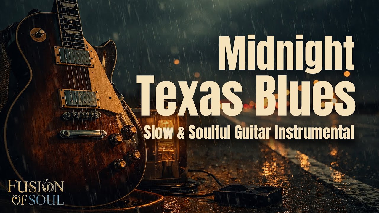 Midnight Texas Blues – Slow & Soulful Guitar Instrumental | Fusion of Soul