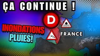 Weather update: Atmospheric river in France, strong winds in Brittany!